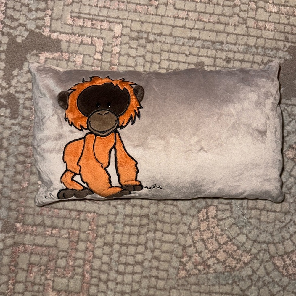 Kids Monkey Pillow